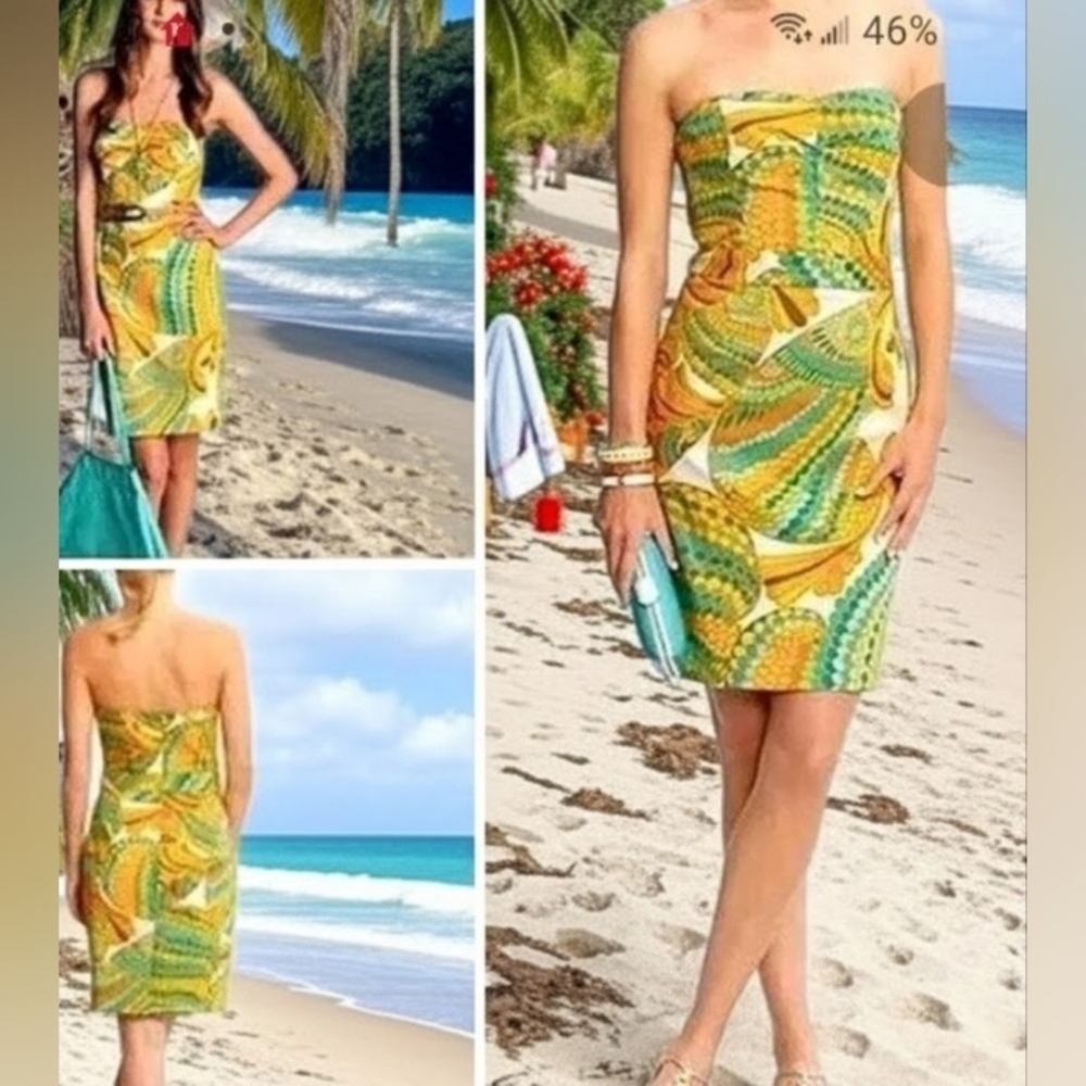 NWT BANANA REPUBLIC 'Trina Turk' Collection Dress, 8 - Picture 4 of 8